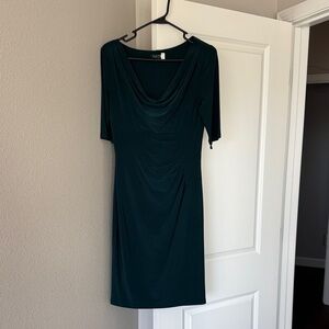 Ralph Lauren Dark Teal Midi Dress